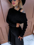 "EMMA 3220" set - dress + jumper - black